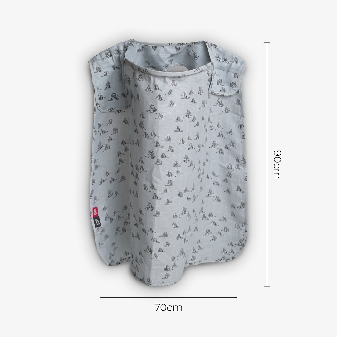 סינר הנקה טטרה קיפודים אפור