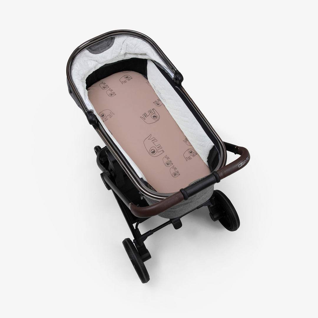 זוג סדינים לעגלה פיל ורוד