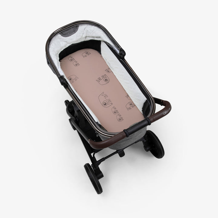 זוג סדינים לעגלה פיל ורוד