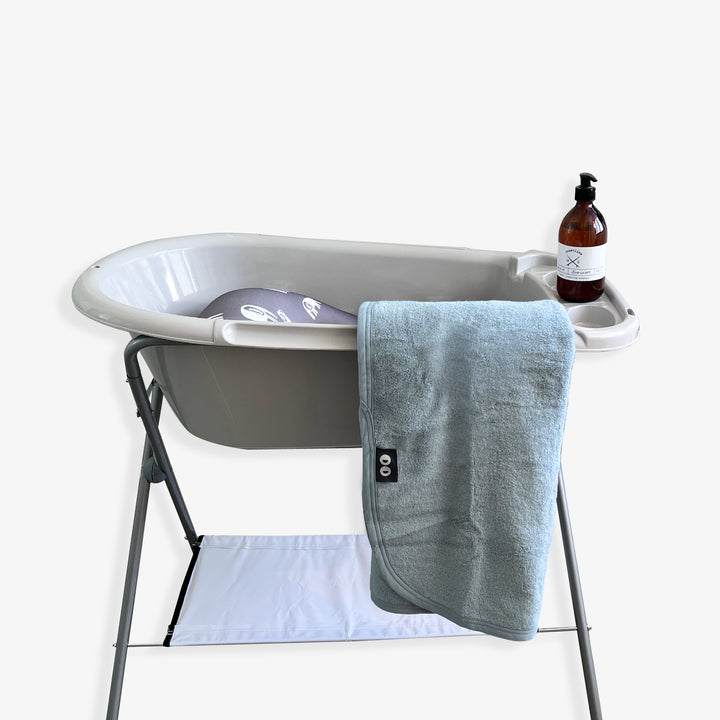 מגבת פרפרים קפוצ'ון קטנה תכלת