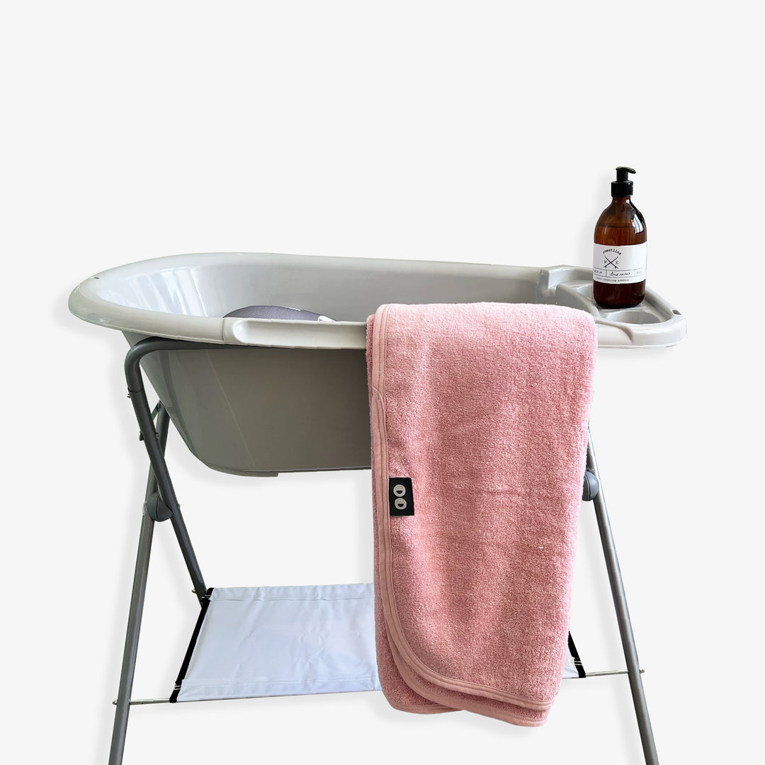 מגבת פרפרים קפוצ'ון קטנה ורוד