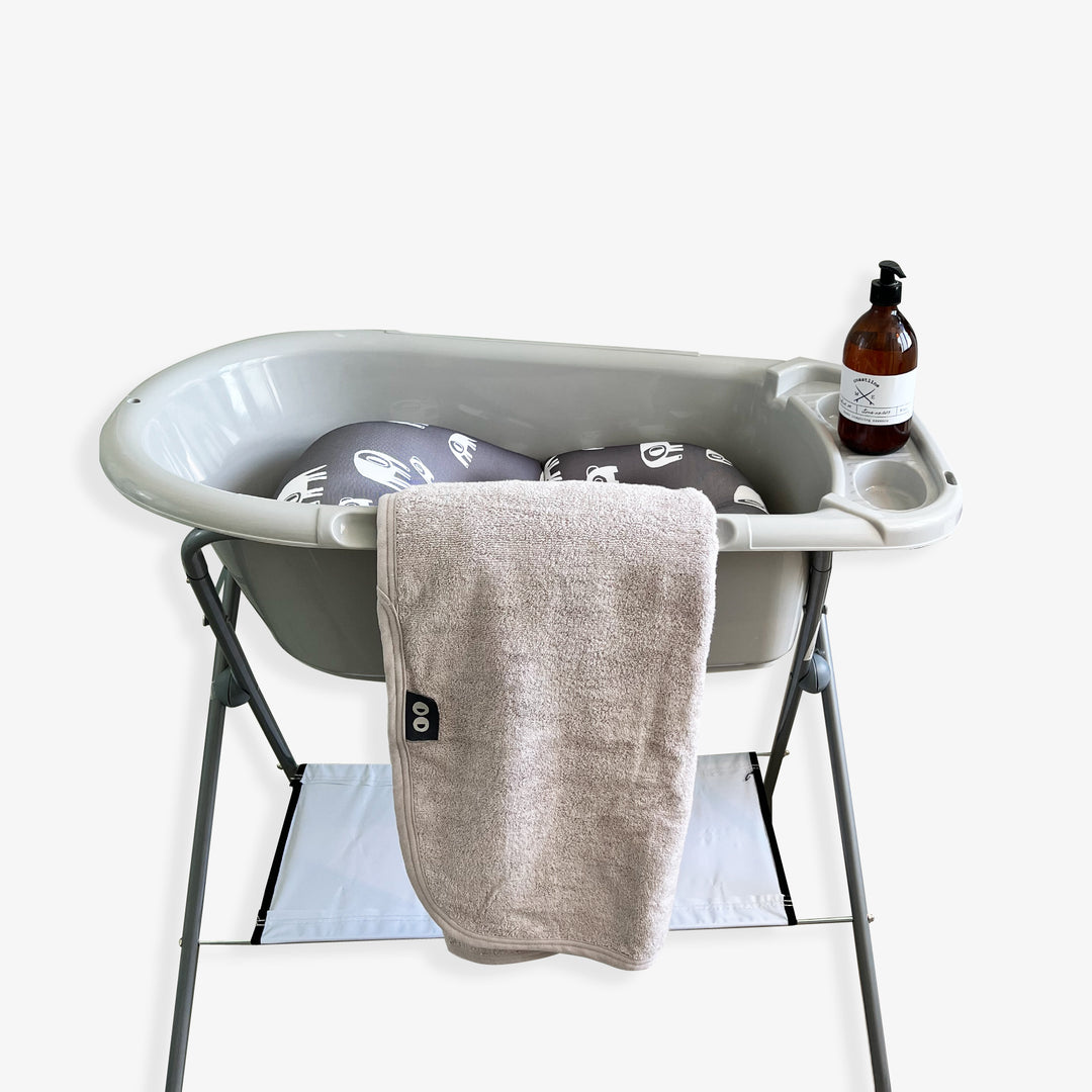 מגבת פרפרים קפוצ'ון קטנה בז'