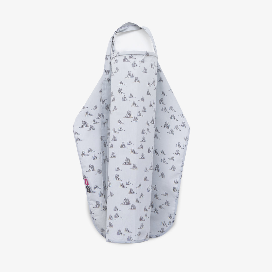 סינר הנקה טרנדי קיפודים אפור