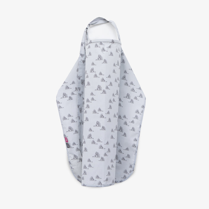 סינר הנקה טרנדי קיפודים אפור