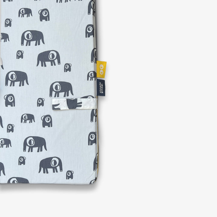 משטח פעילות מתקפל פילים אפורים +עיניים חרדל