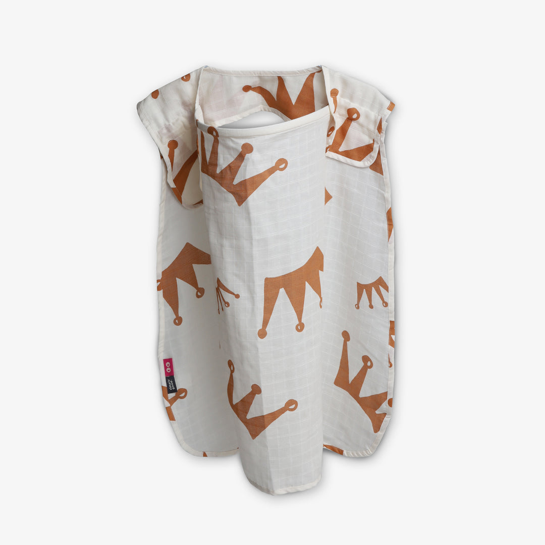 סינר הנקה טטרה כתרים חום -