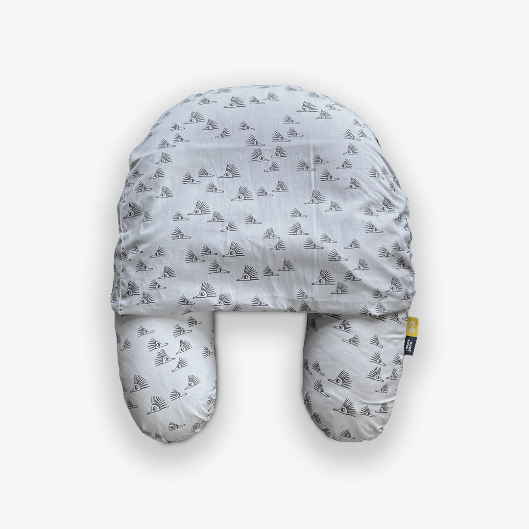 ציפית הפלא לכרית הנקה קיפודים אפורים