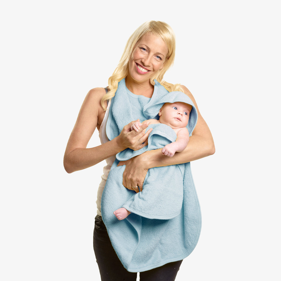 מגבת פרפרים קפוצ'ון קטנה תכלת