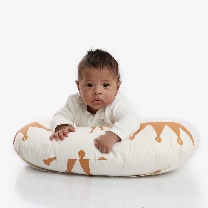 כרית הנקה קומפקט כתרים חום