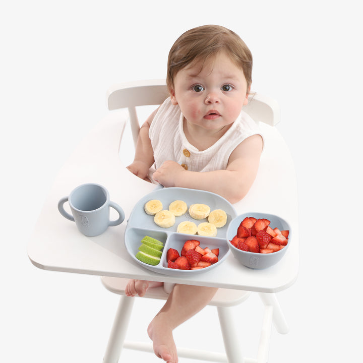 סט כלי סיליקון תכלת