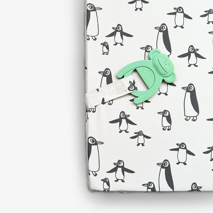 משטח פעילות מתקפל פינגווין אפור +קווים לבנים