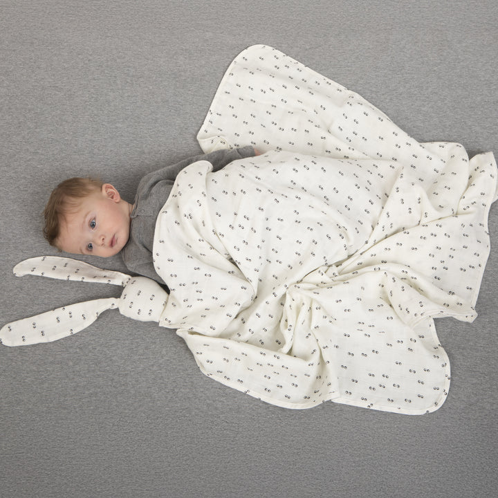 שמיכת טטרא ארנב עיניים אפורות