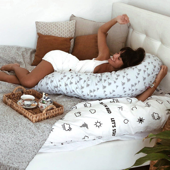 כרית הריון מפנקת קיפודים קיפודים אפור