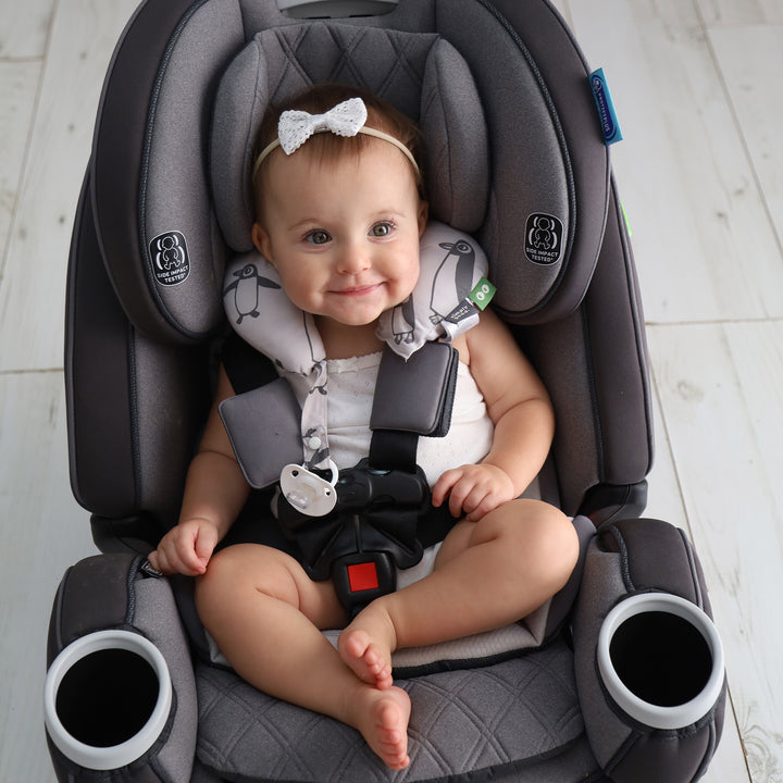 כרית לצוואר פינגווין אפור בז'