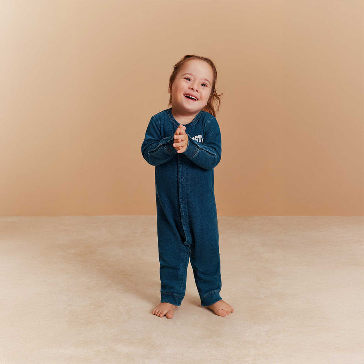 אוברול ארוך עם לחצניות