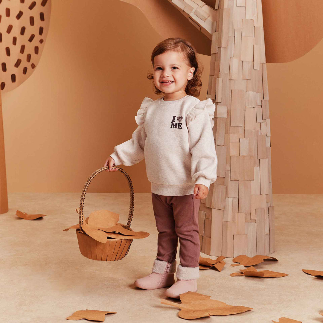 טייץ בייסיק ארוך צבע בורדו