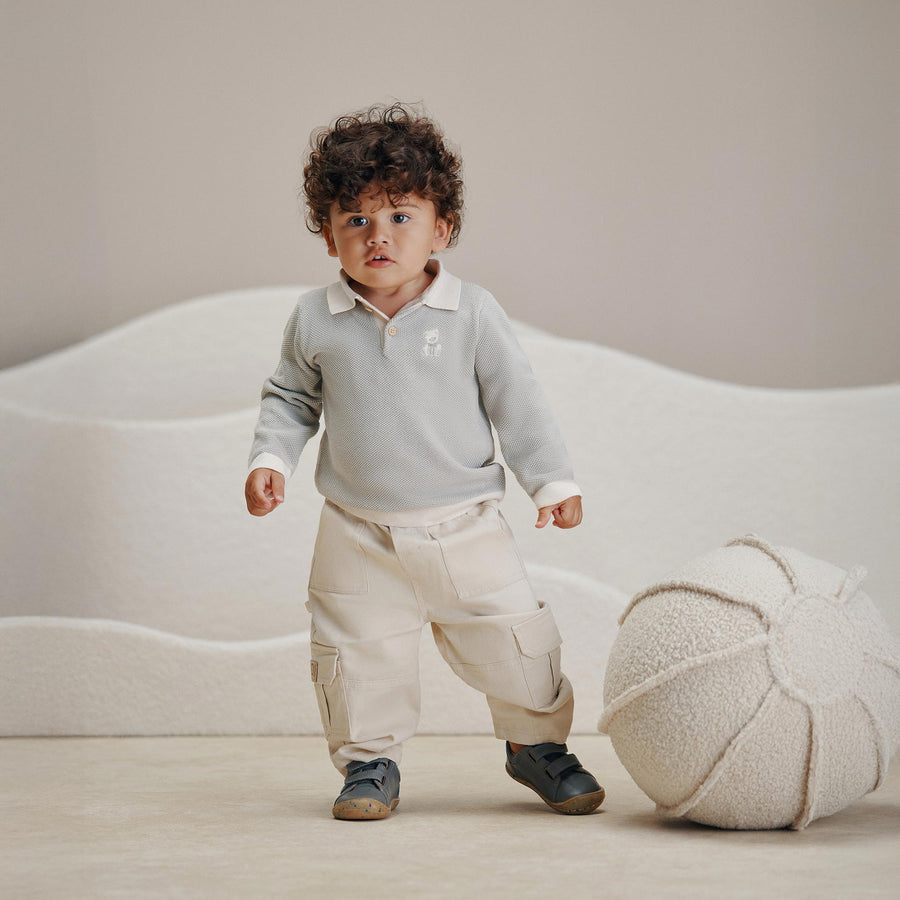 מכנסי דגמח בגוון אבן