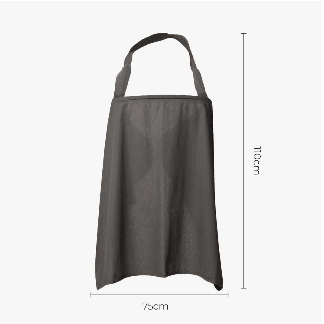 סינר הנקה XL אפור