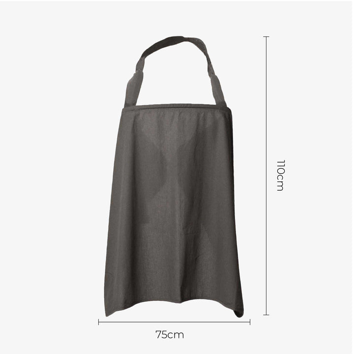 סינר הנקה XL אפור