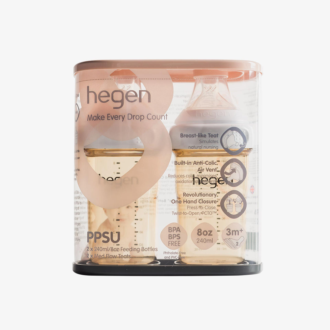 זוג בקבוקי האכלה סגול 240 מל