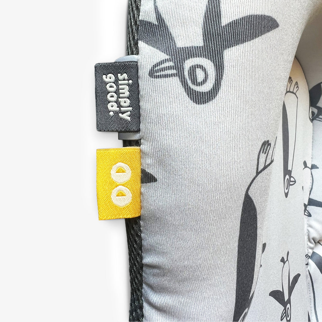 פוף צוף פינגווין אפור בז'