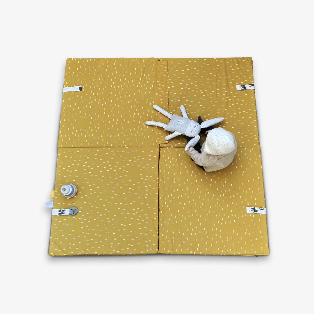 משטח פעילות מתקפל פילים אפורים +עיניים חרדל