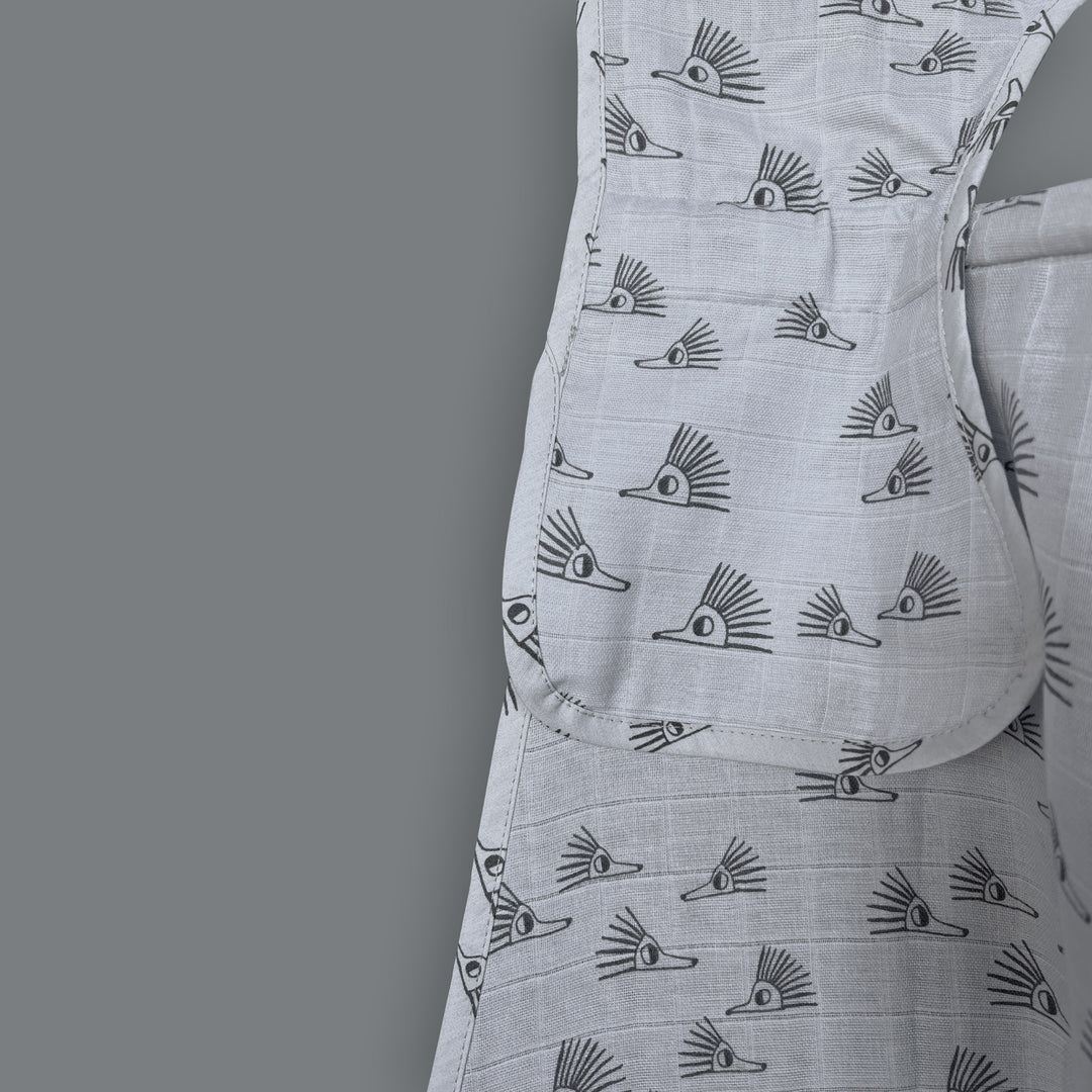 סינר הנקה טטרה קיפודים אפור