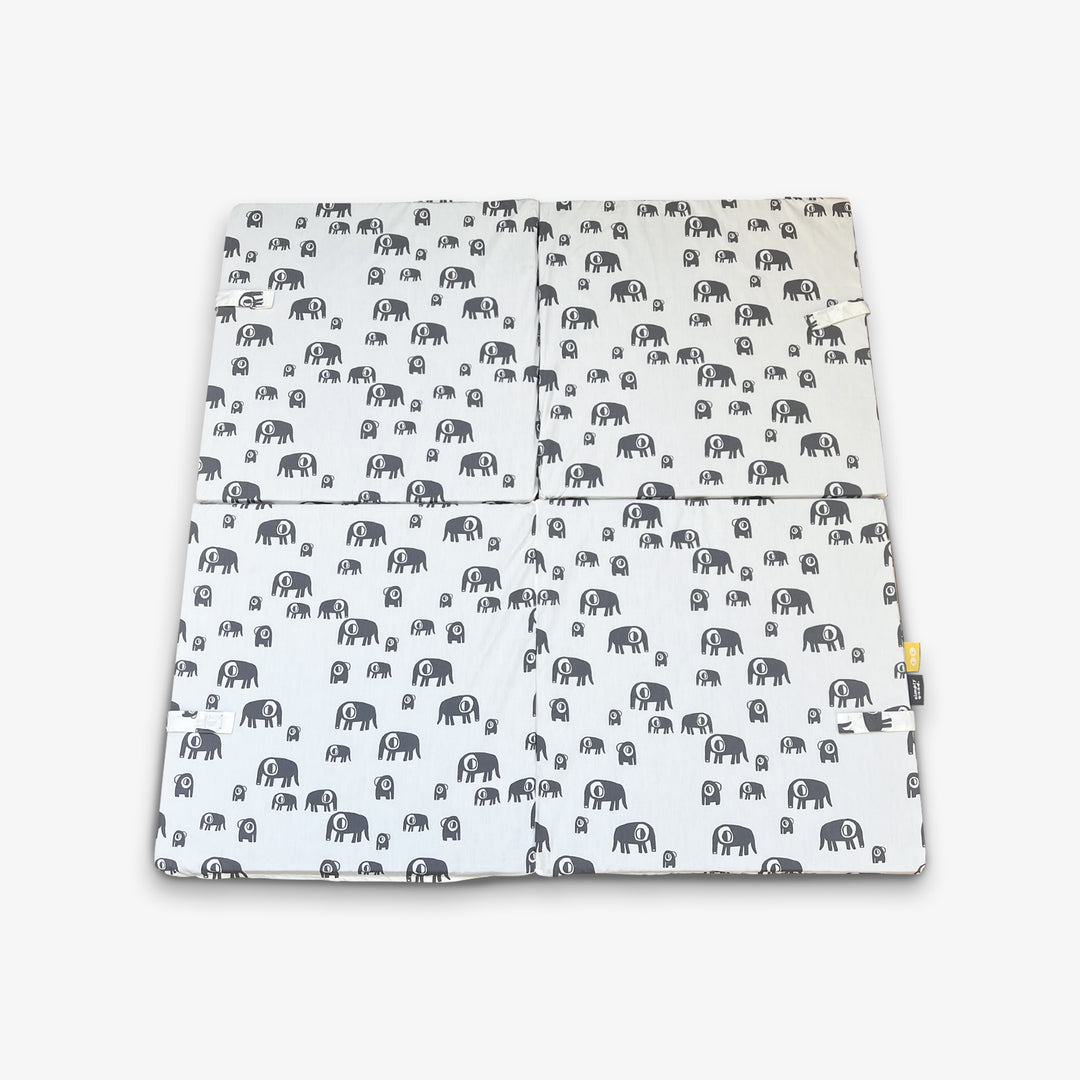 משטח פעילות מתקפל פילים אפורים +עיניים חרדל