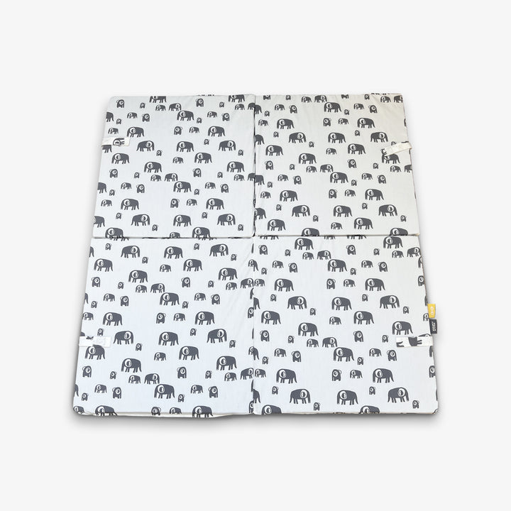 משטח פעילות מתקפל פילים אפורים +עיניים חרדל