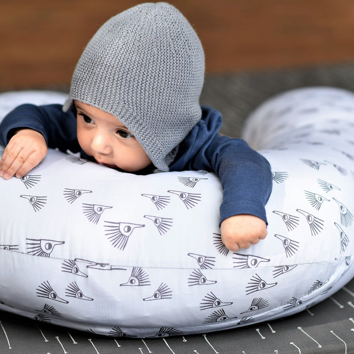 כרית הנקה קיפודים אפור