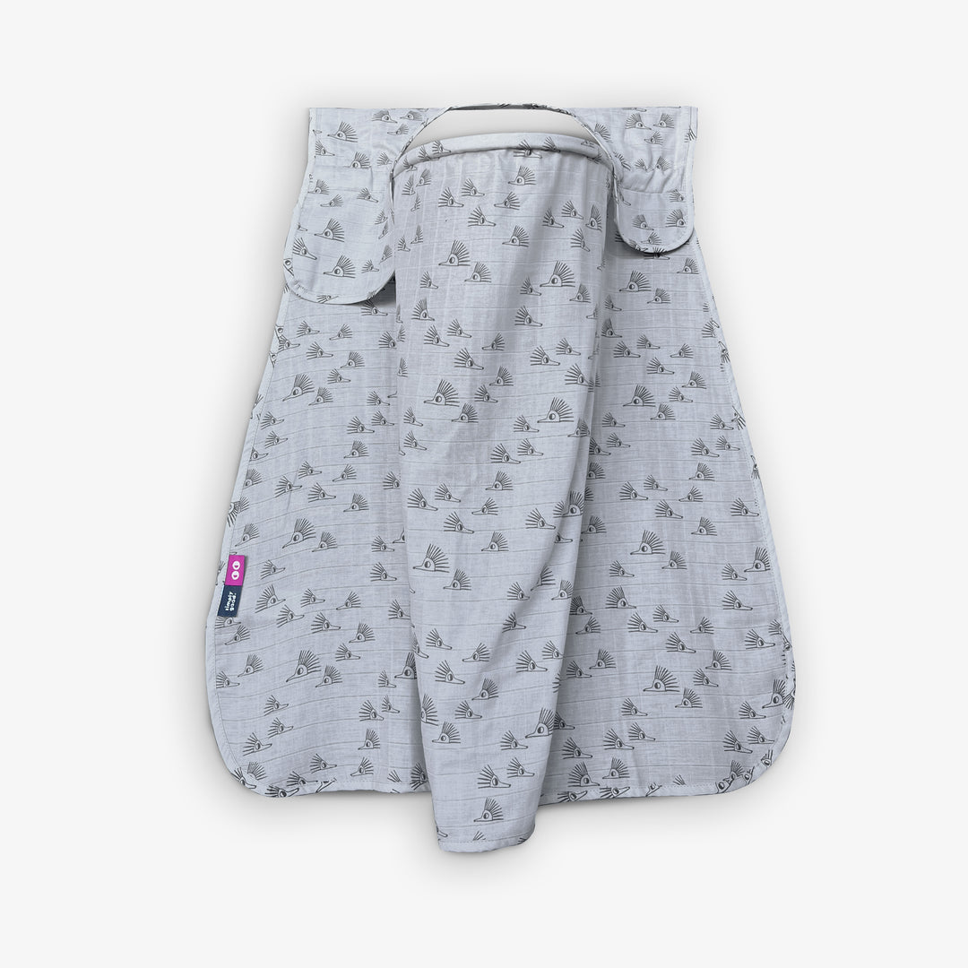 סינר הנקה טטרה קיפודים אפור