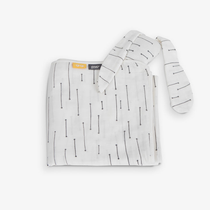 #שמיכת ארנב פסים אפורים