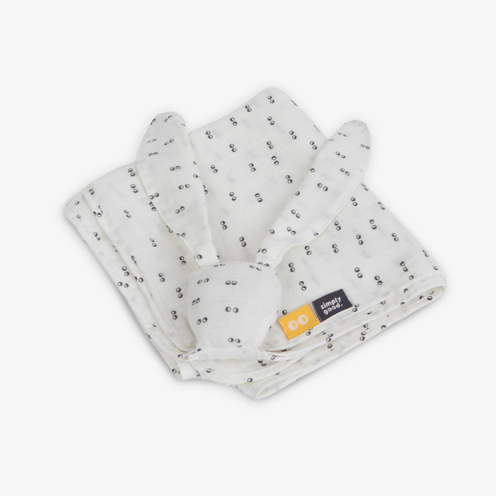 שמיכת טטרא ארנב עיניים אפורות