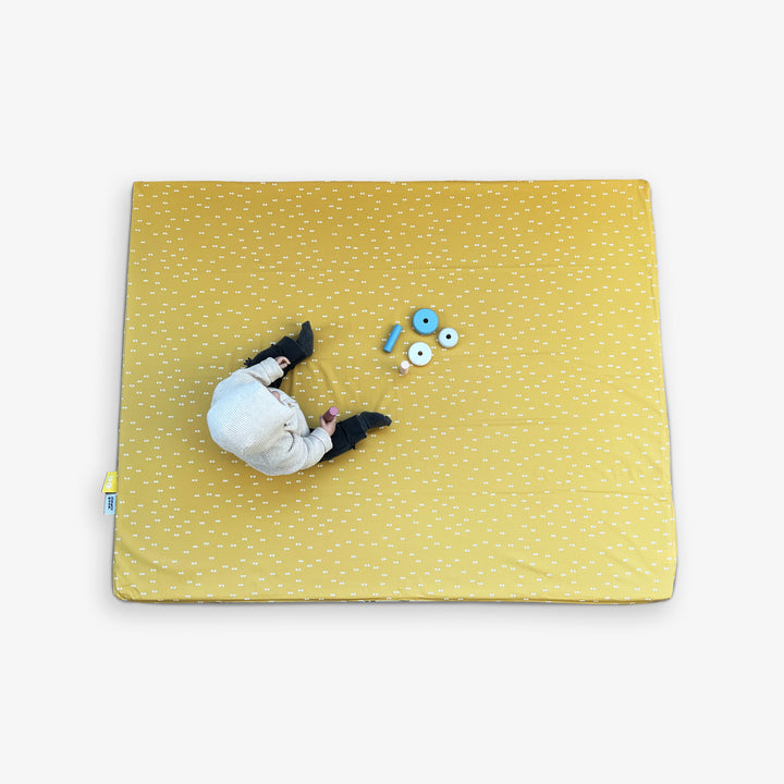 משטח פעילות מתגלגל פילים אפורים + עיניים חרדל