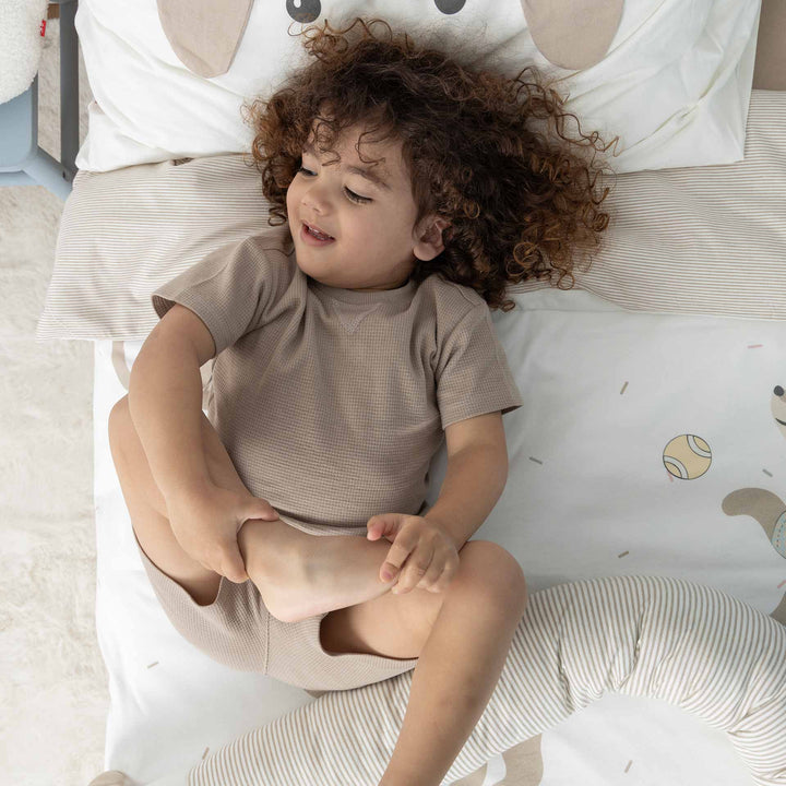 סט מצעים למיטת מעבר גורים