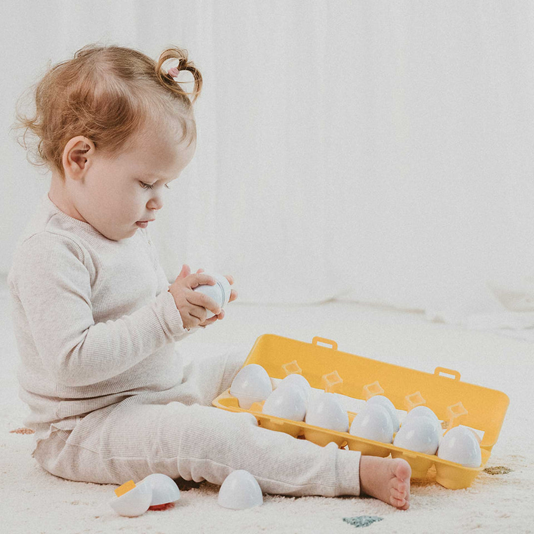 משחק ביצים צורה וצבע