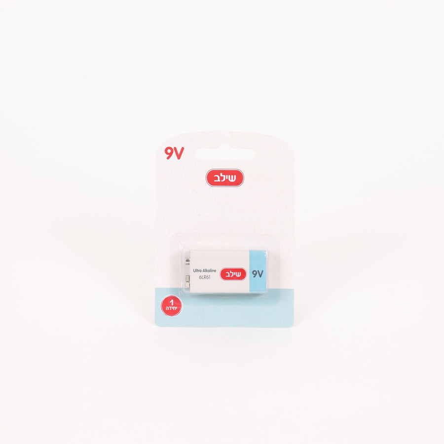 סוללת 9V אלקליין אולטרה - שילב