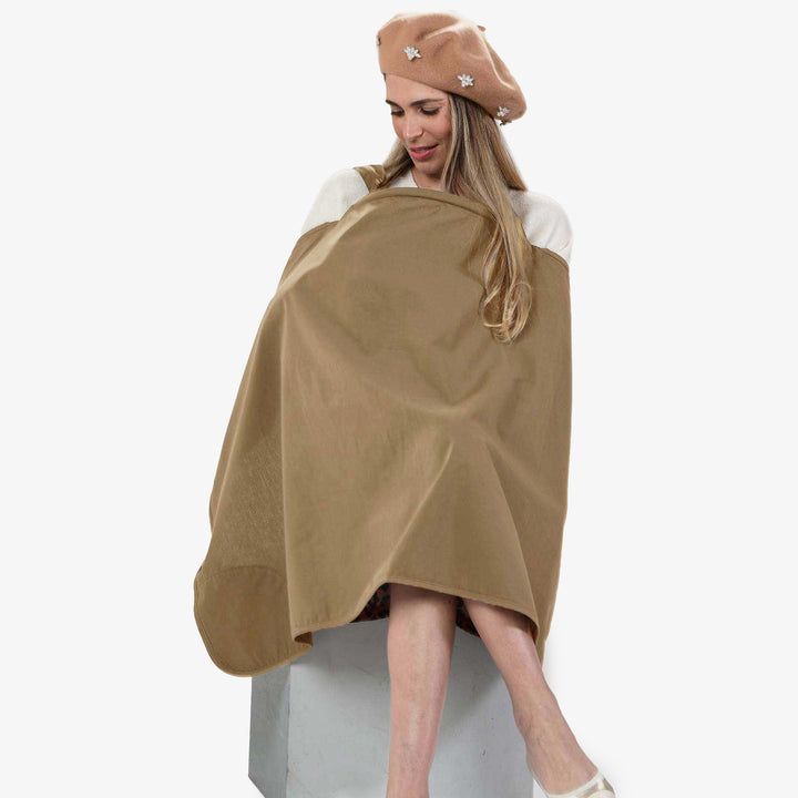 סינר הנקה XL חול