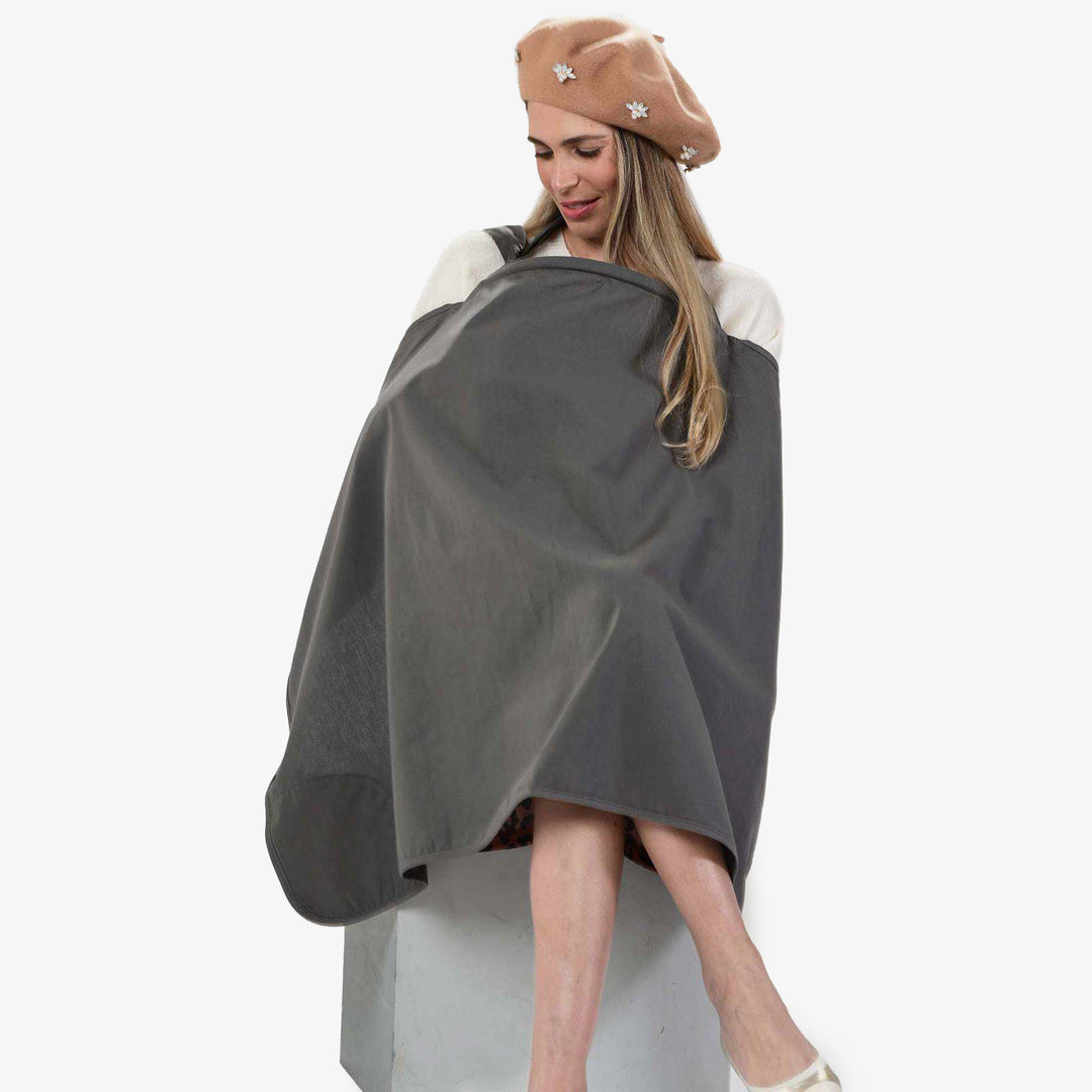 סינר הנקה XL אפור