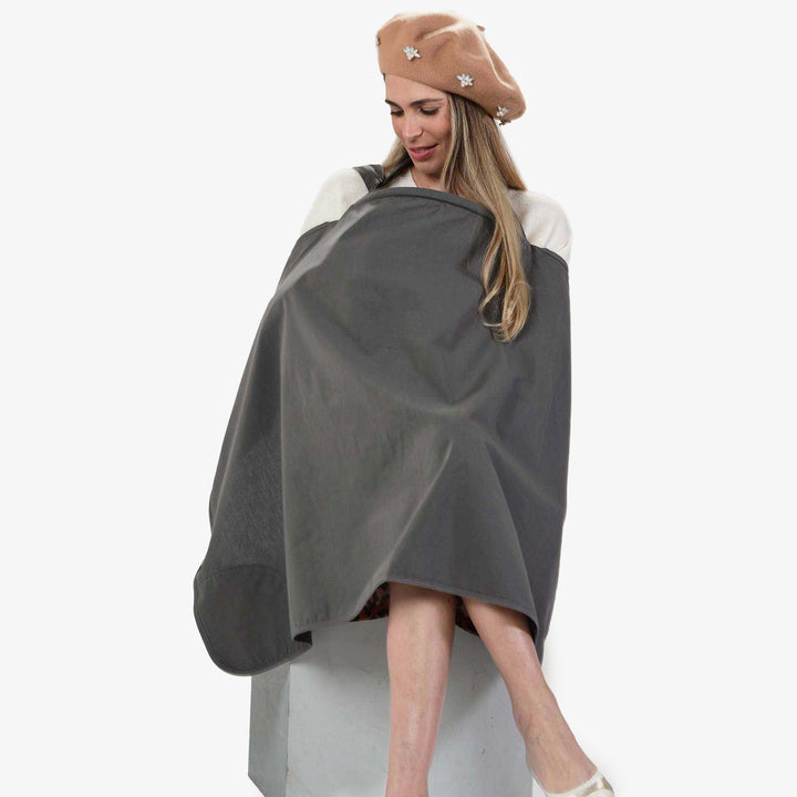 סינר הנקה XL אפור