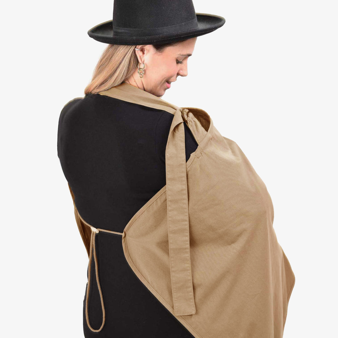 סינר הנקה XL חול