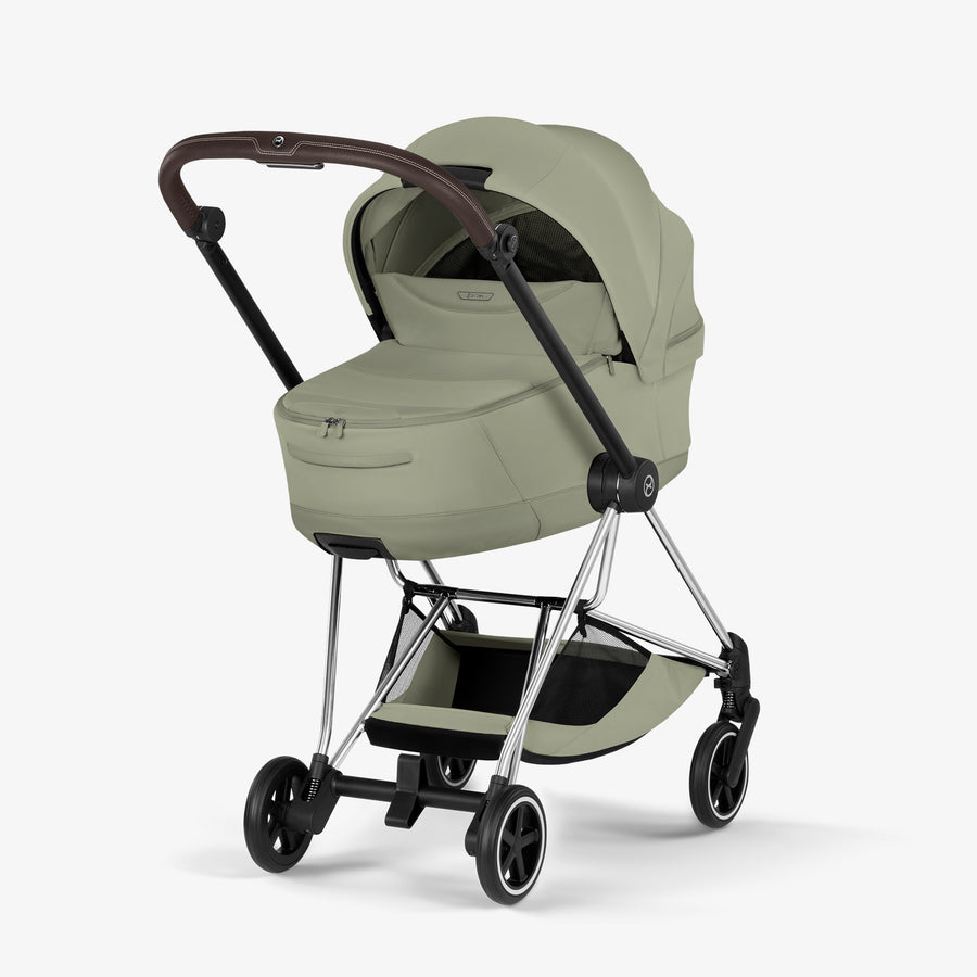 עגלת תינוק מיוס 4 שלד שחור- ירוק פסטל MIOS 4 *צפי למלאי בספטמבר