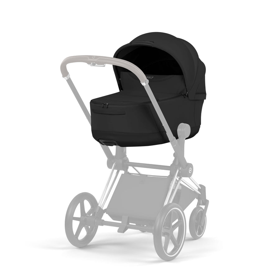 פריאם 5 עריסה +ריפוד שחור ספיה פסטל