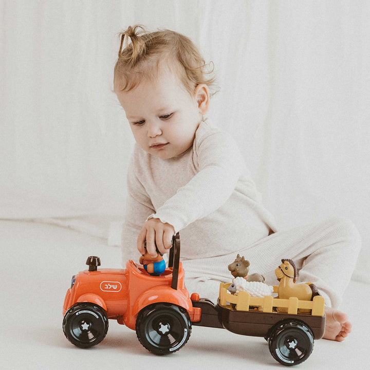 טרקטור חיות חווה דובר עברית