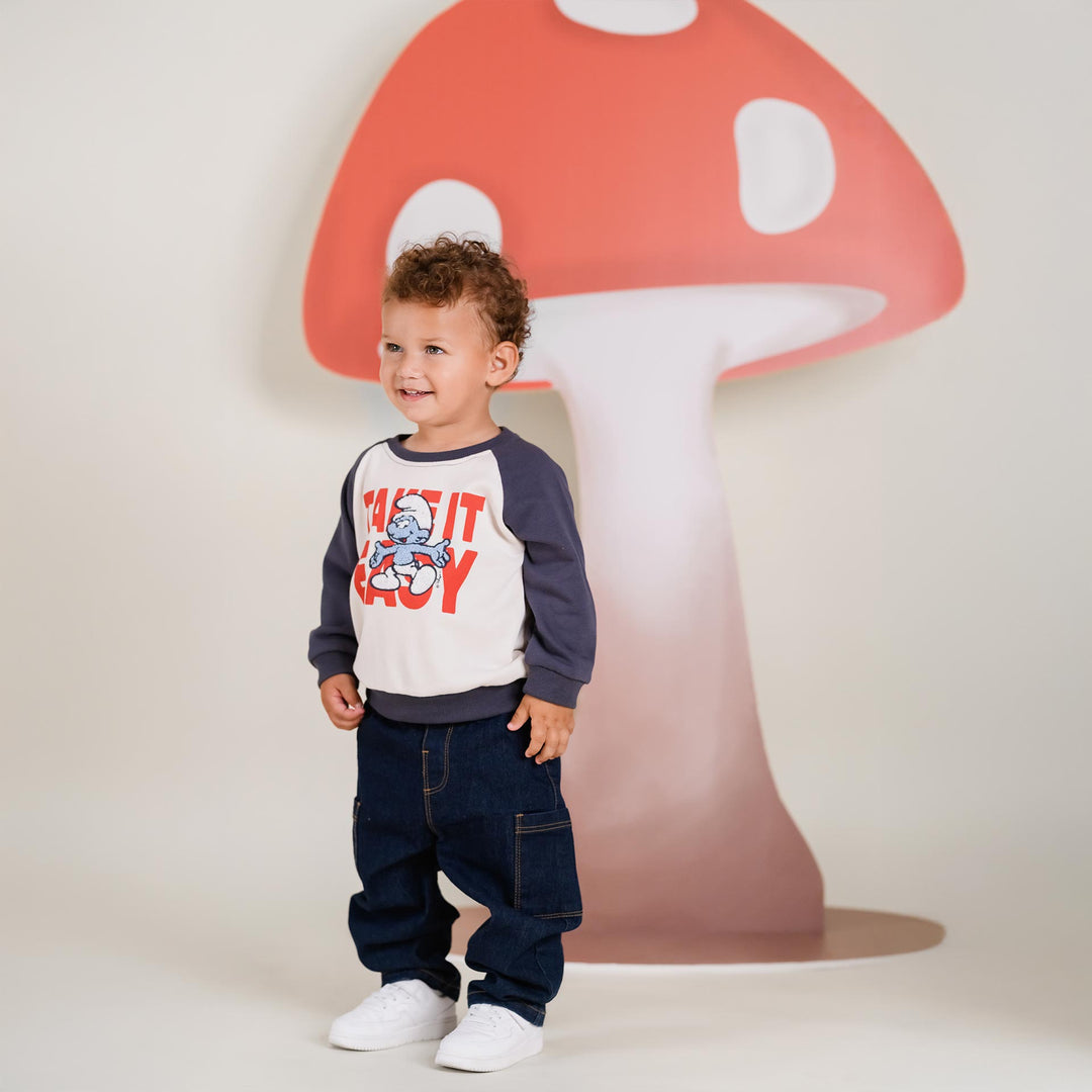 מכנסי ג'ינס רחבים