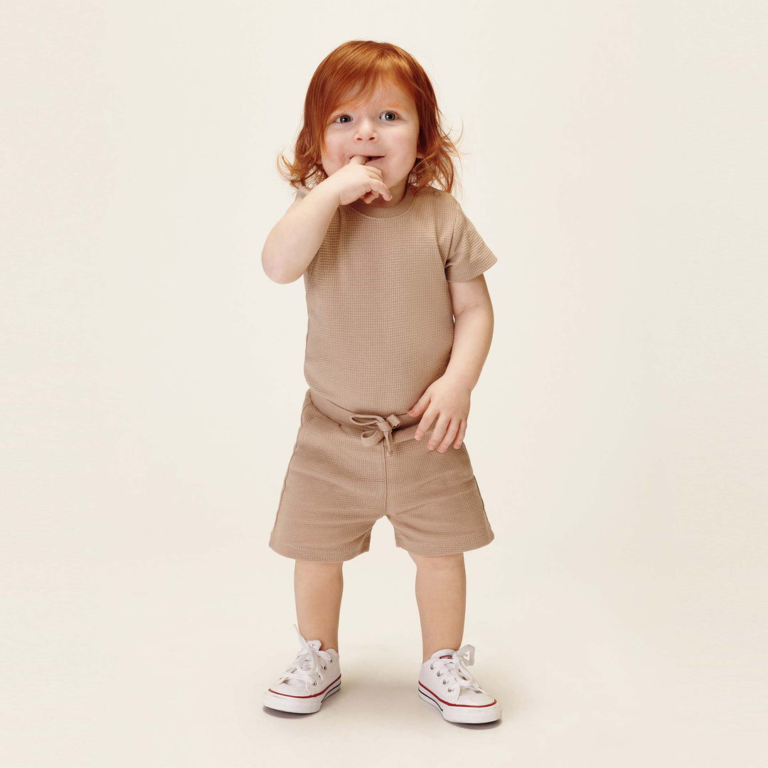 בגד גוף איריס וופל צבע מוקה