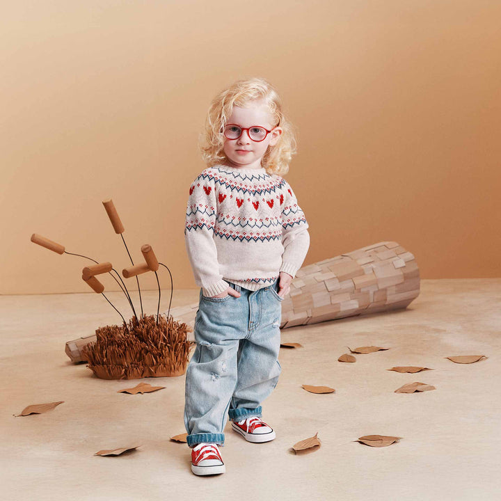 סוודר מודפס