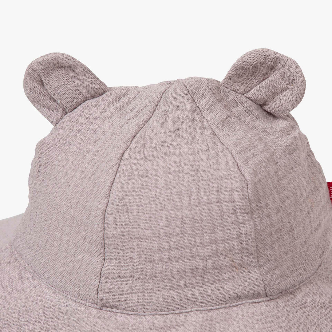 כובע מוסלין קייצי צבע שוקו