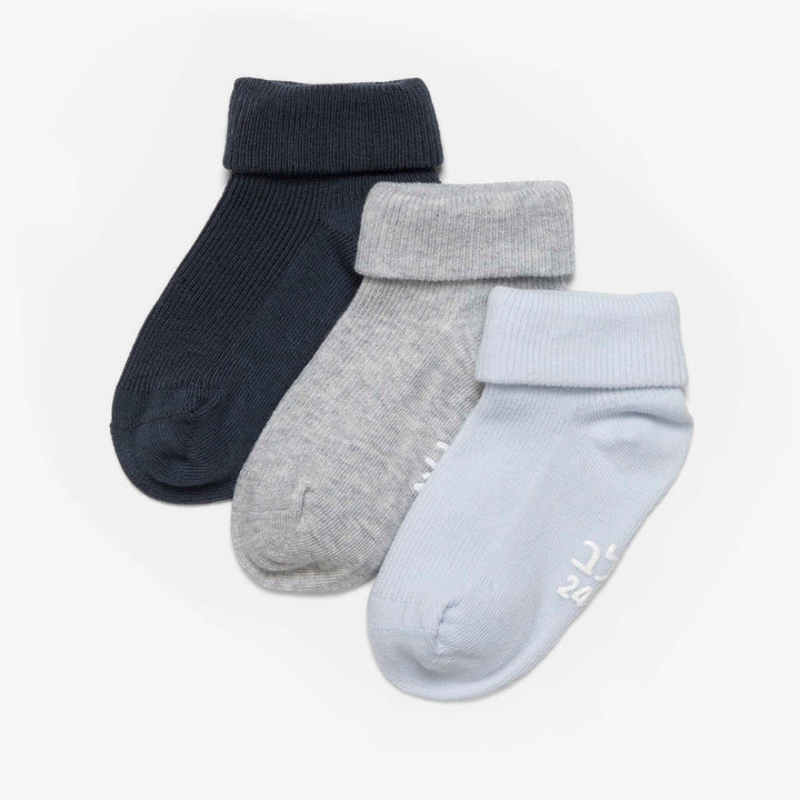 מארז גרביים בייסיק צבע כחול