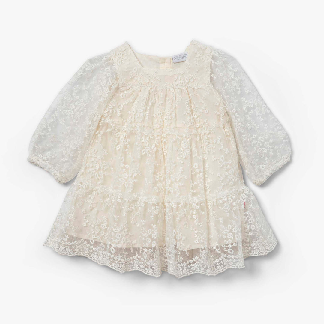 שמלת תחרה רקומה